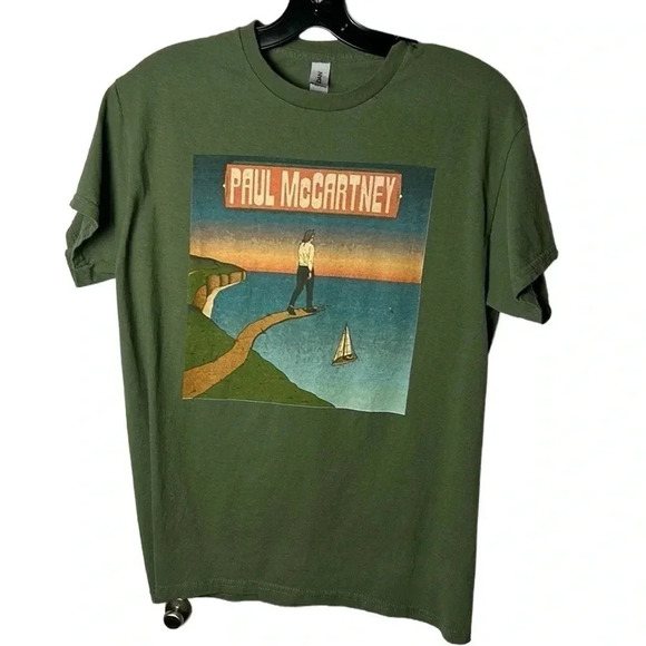 Paul McCartney “GOT BACK “ North America tour 2022 Green  Cotton t shirt ! - Picture 2 of 15